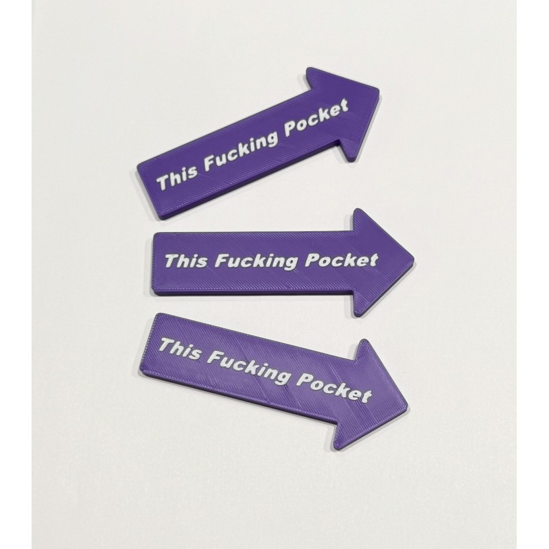 3 Pack - This Fucking Pocket - Purple