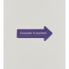 3 Pack - Consider it marked - Purple